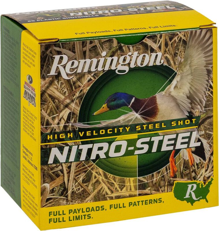 Nitro-Steel, 12 Gauge, 2 Shot, 3 in, 1 1/4 oz, 1450 fps